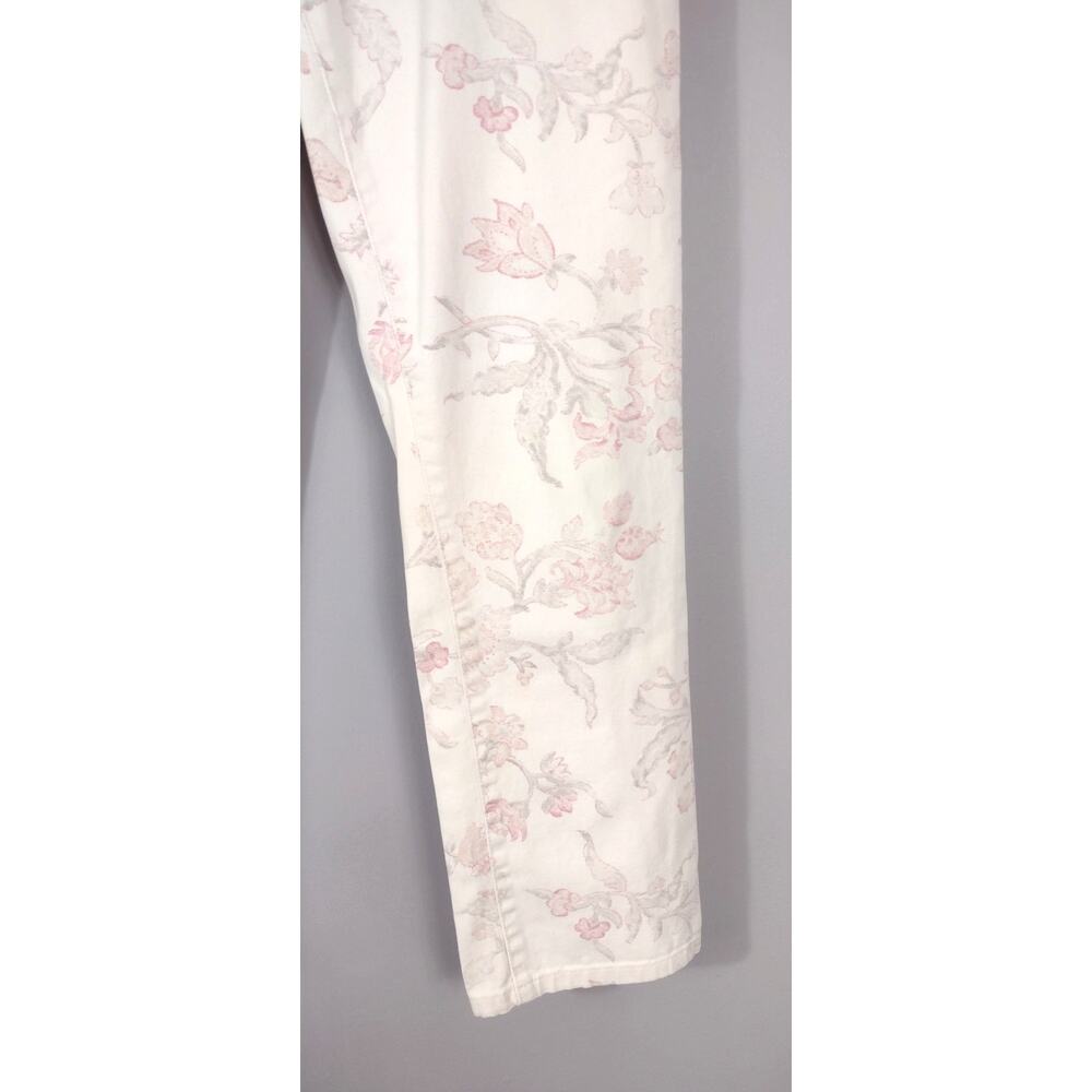 Ralph Lauren Floral Jean Modern Straight Ankle Cottagecore Coquette Sz 10 - Picture 9 of 16